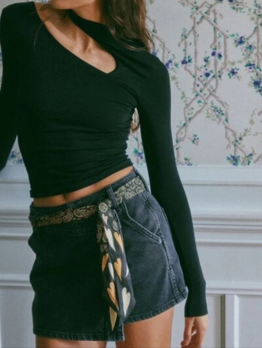 Free People Cut It Out Seamless Long Sleeve Top
